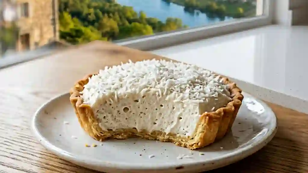 Tarte Mousse de Coco Aérienne et Sablée - Photo de présentation