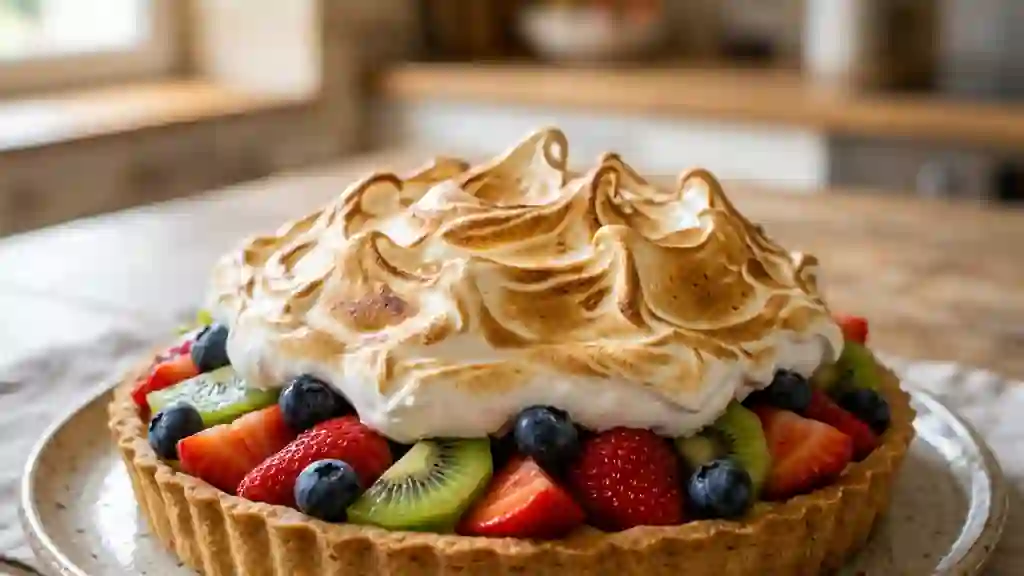 Tarte Multi-Fruits Meringuée et Croquante - Photo de présentation