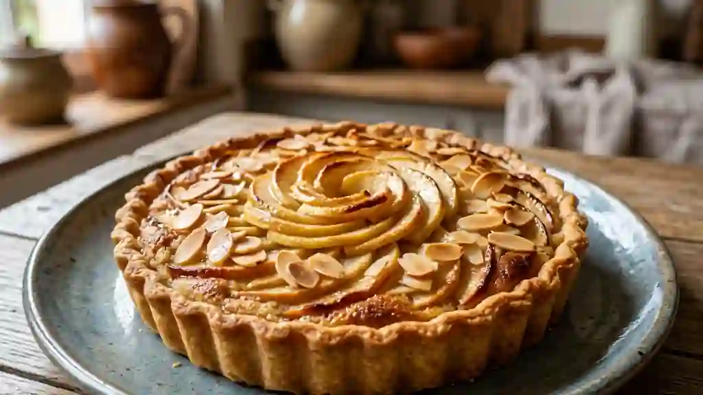 Tarte Normande Amandine Fondante et Croustillante - Photo de présentation