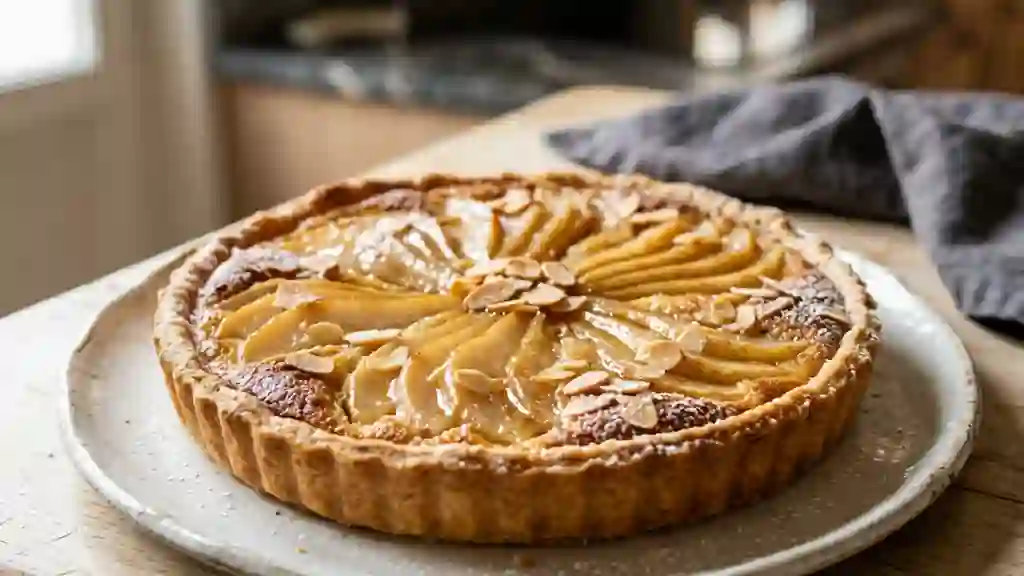 Tarte Poire et Pâte d'Amande Fondante - Photo de présentation