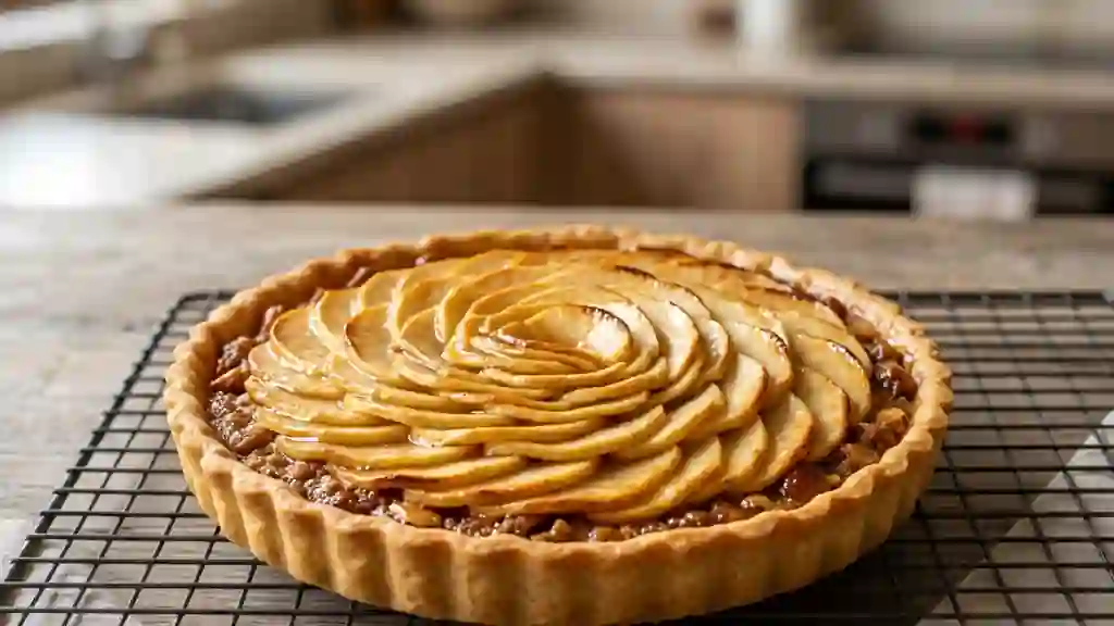 Tarte aux Pommes et Praliné Onctueux - Photo de présentation