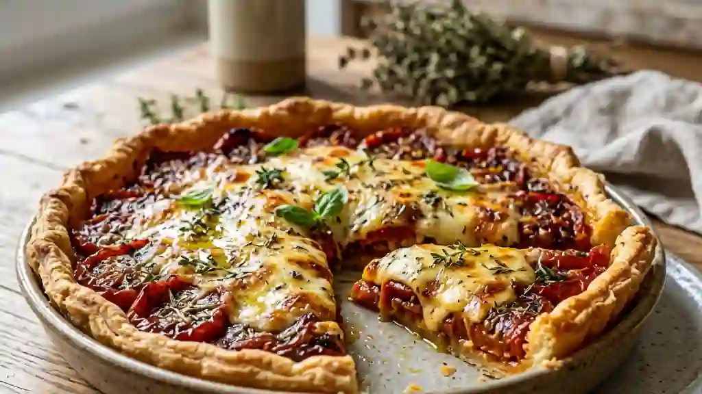 Tarte Croustillante aux Tomates Confites - Photo de présentation