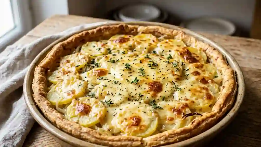 Tarte Fondante Raclette et Pommes de Terre - Photo de présentation