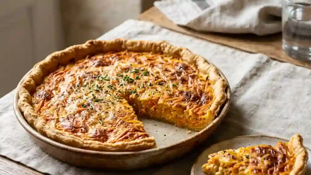Tarte Fondante aux Carottes et Muscade - Photo de présentation