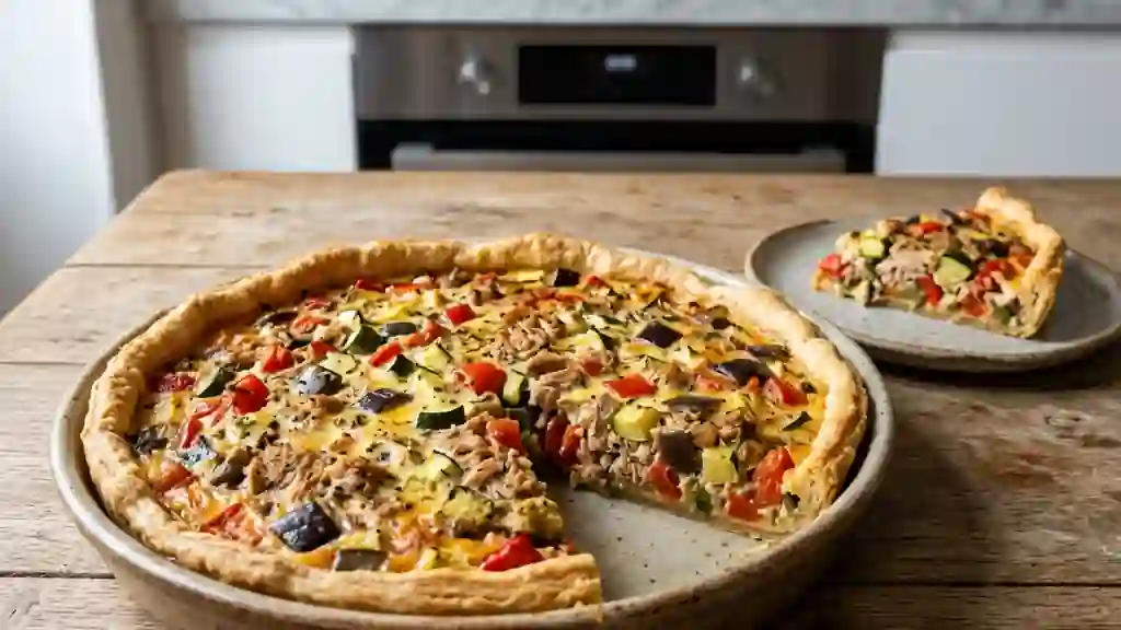 Tarte Ratatouille et Thon au Croustillant Doré - Photo de présentation