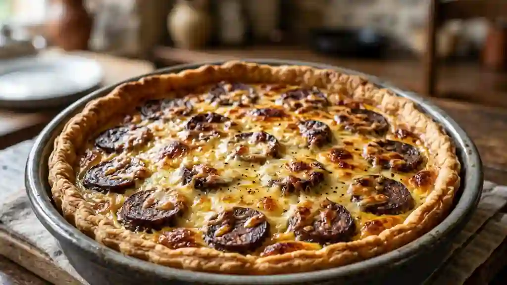 Tarte Fondante à l'Andouille Fumée - Photo de présentation