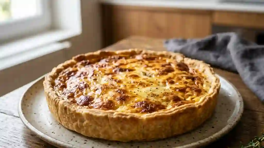 Tarte Fondante au Beaufort et Muscade - Photo de présentation