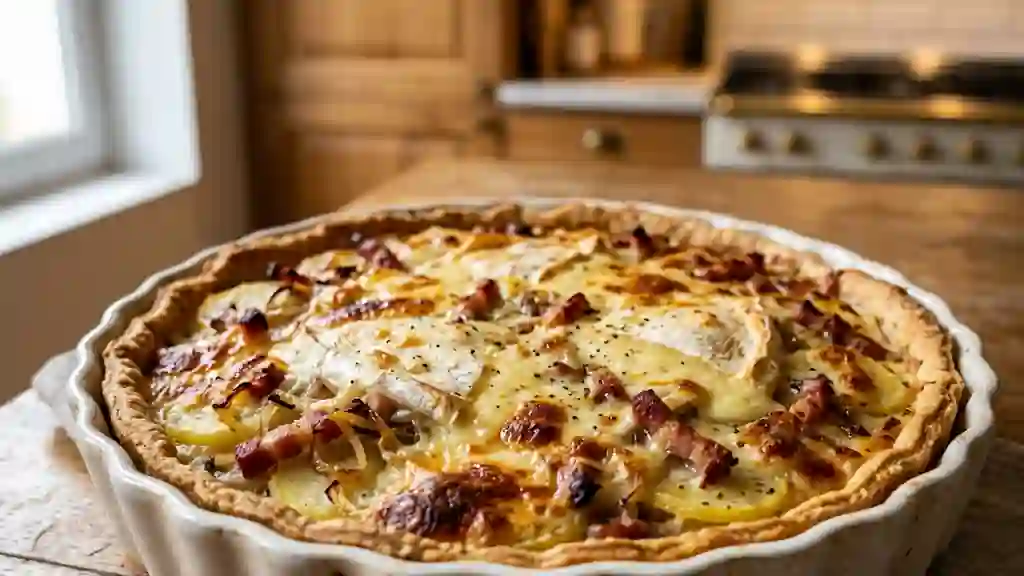 Tarte Reblochon et Lardons Croustillants - Photo de présentation