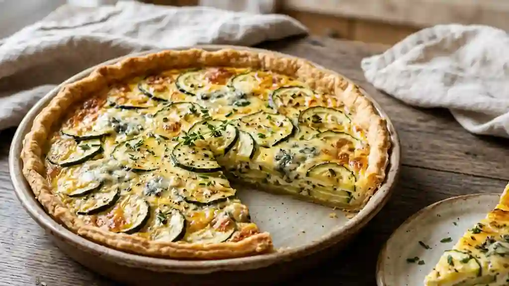Tarte Croustillante Courgette et Roquefort Intense - Photo de présentation