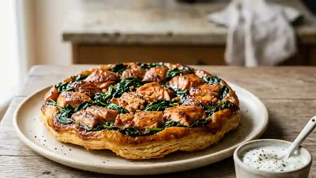 Tatin Fondante Épinard et Saumon - Photo de présentation