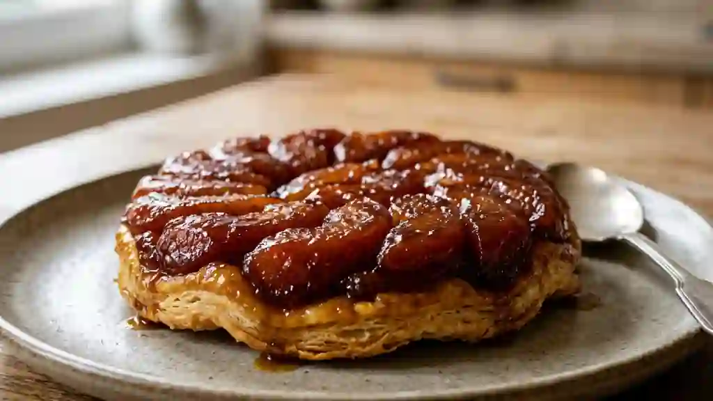 Tatin express aux pommes caramélisées - Photo de présentation