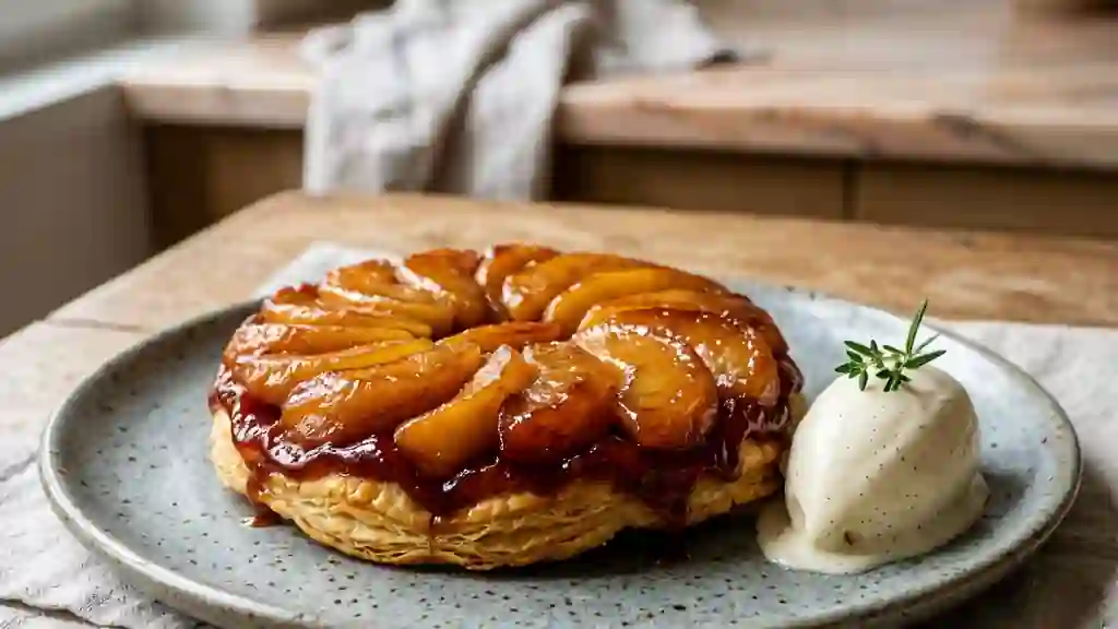 Tatin express aux pommes fondantes - Photo de présentation