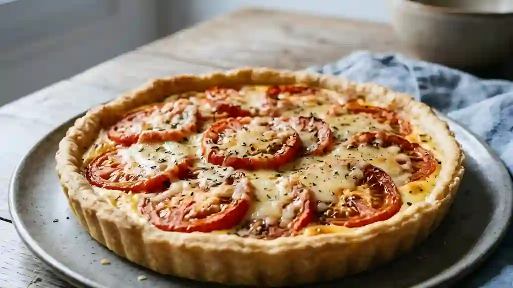 Tarte Tomate et Comté Fondant - Photo de présentation