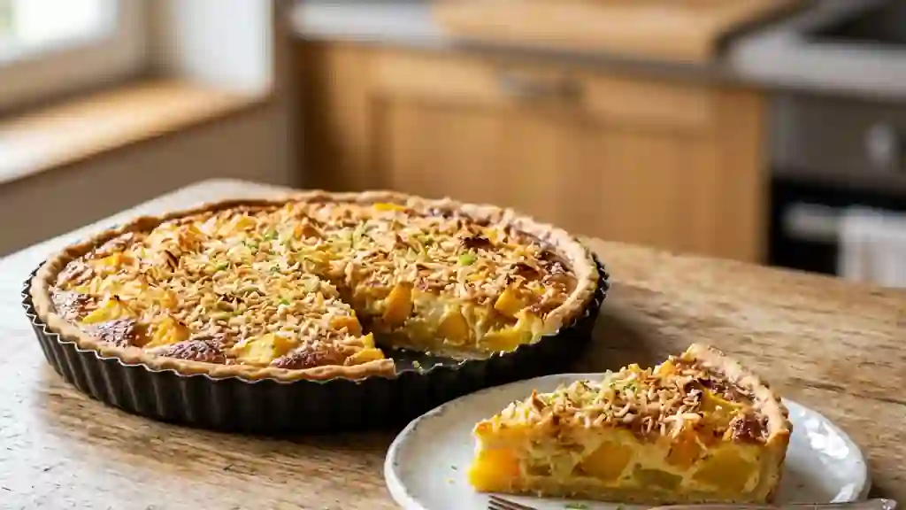 Tarte Tropicale Fondante Mangue et Coco - Photo de présentation