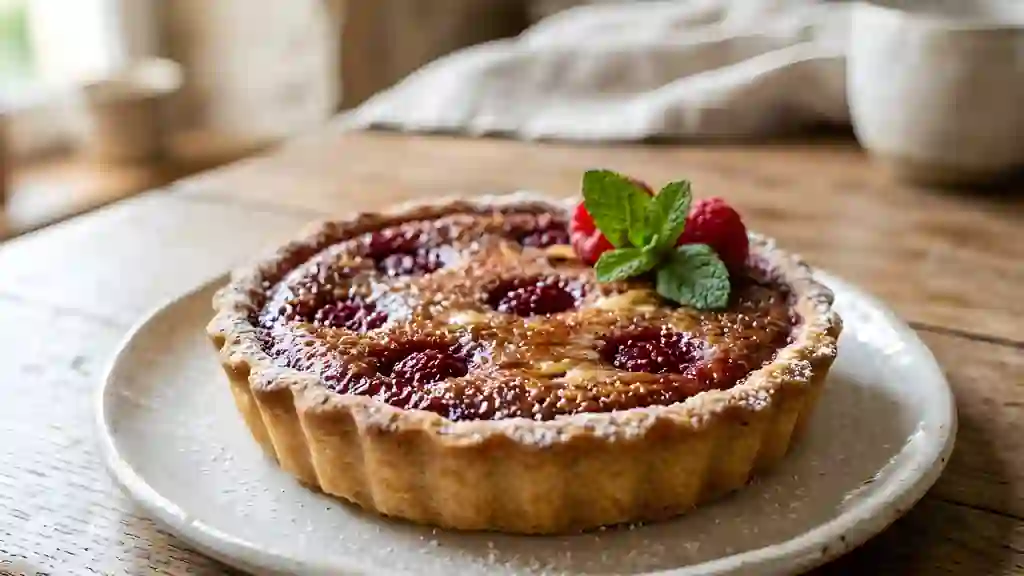 Tartelette à la framboise intense - Photo de présentation