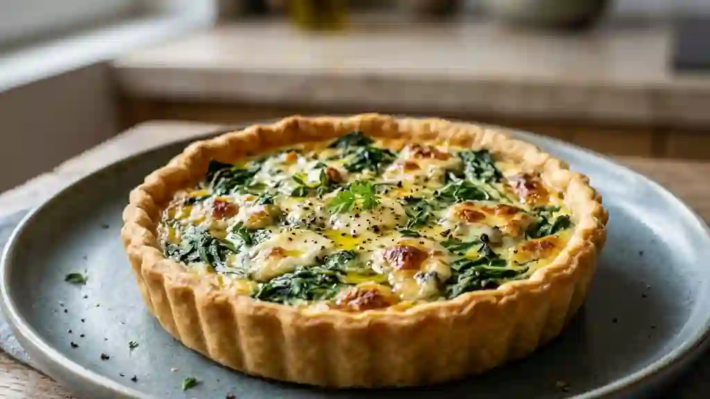 Tartelettes au bleu et épinards fondants - Photo de présentation
