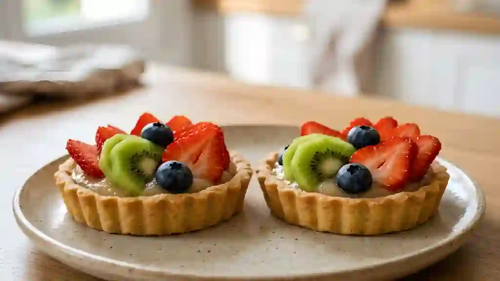 Tartelettes craquantes aux fruits frais - Photo de présentation