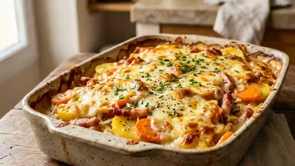 Tartiflette Carottes et Mont d'Or Fondant - Photo de présentation