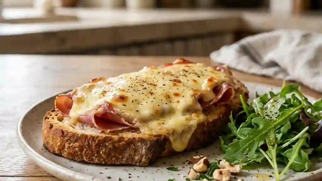 Tartine de Saint-Nectaire et Jambon de Pays - Photo de présentation