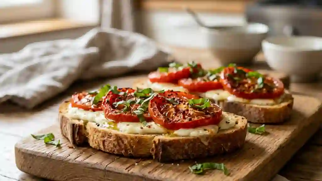 Tartines croustillantes au piment d'Espelette - Photo de présentation