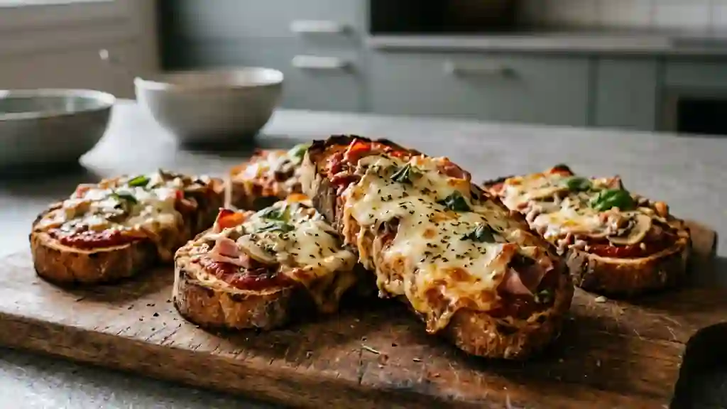 Tartines Pizza Croustillantes et Fondantes - Photo de présentation