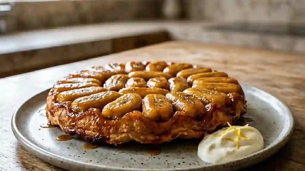 Tatin de frécinettes fondantes au miel - Photo de présentation
