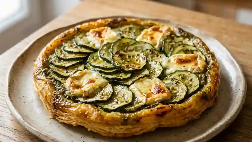 Tatin Fondante Courgette, Chèvre & Pesto - Photo de présentation