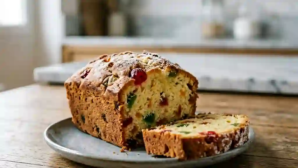 Cake Anglais Fondant aux Fruits Confits - Photo de présentation