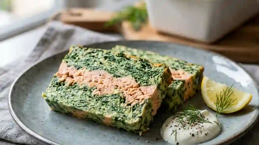 Terrine fondante saumon et épinards - Photo de présentation