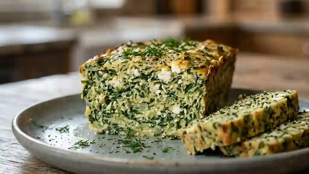 Terrine crétoise onctueuse au fromage frais - Photo de présentation