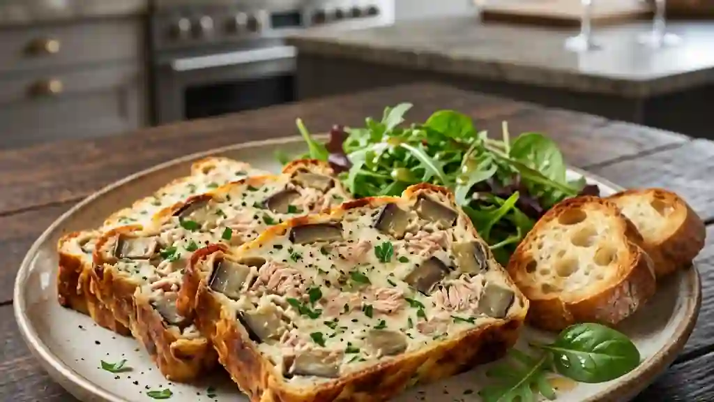 Terrine d'aubergines au thon fondante - Photo de présentation