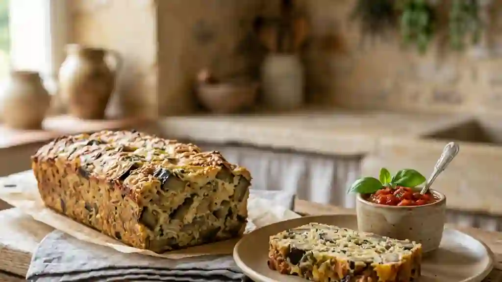 Terrine d'aubergines fondante au fromage - Photo de présentation