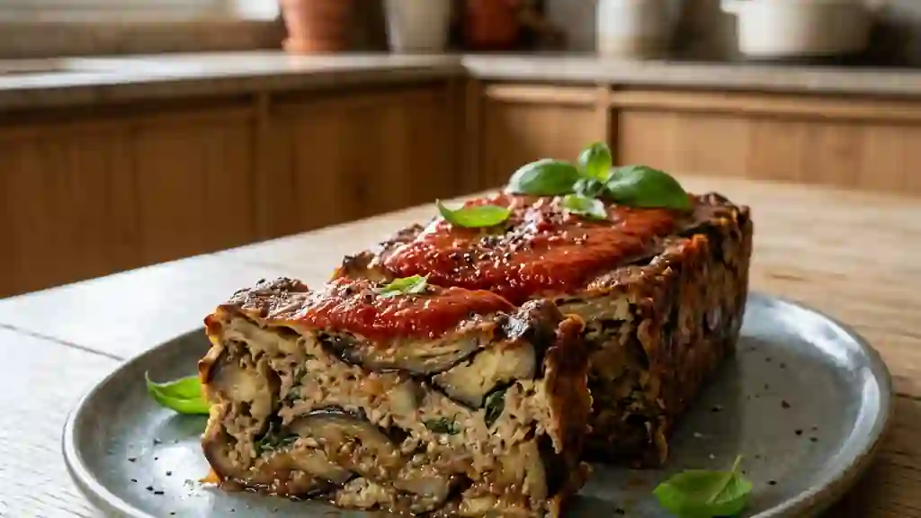 Terrine d'aubergines fondante au coulis frais - Photo de présentation