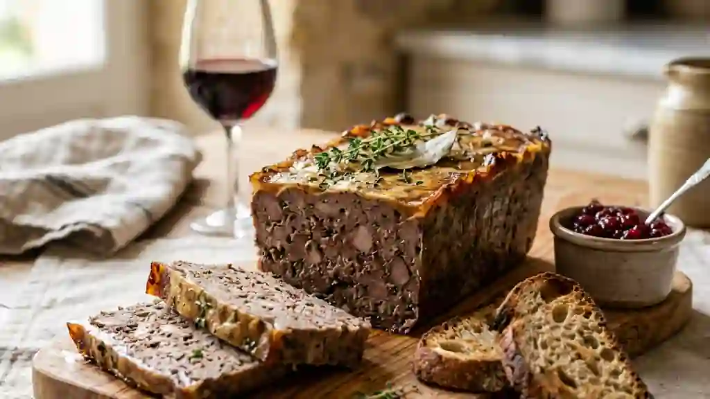 Terrine de chevreuil onctueuse au cognac - Photo de présentation