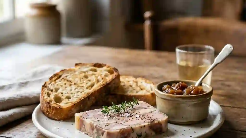Terrine fondante de foie gras au porc - Photo de présentation