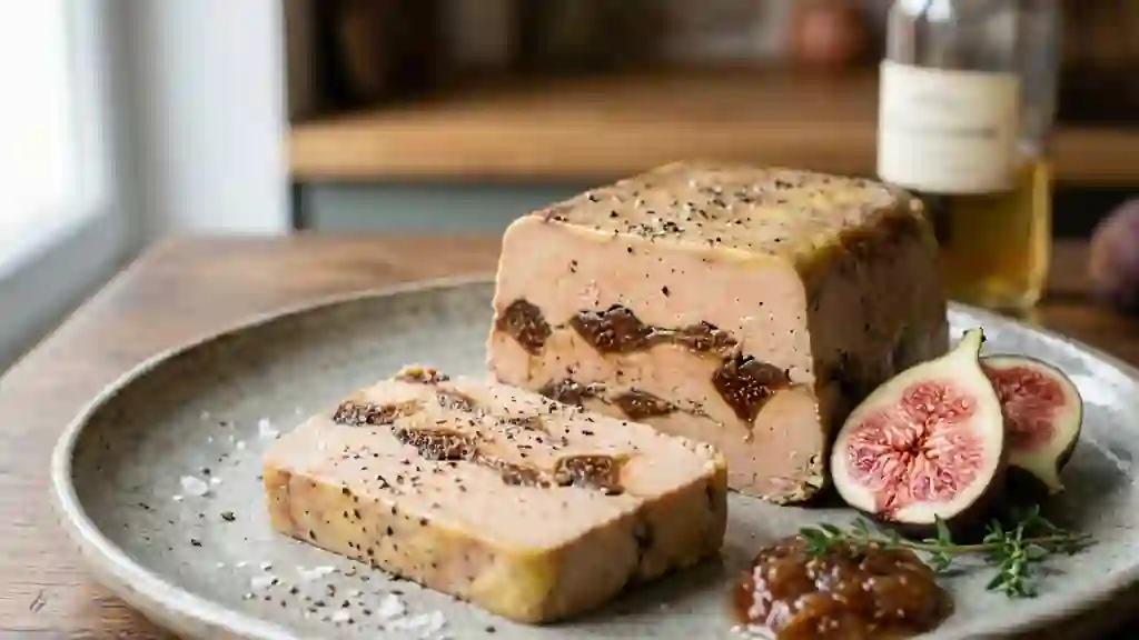 Foie gras fondant aux figues et Armagnac - Photo de présentation