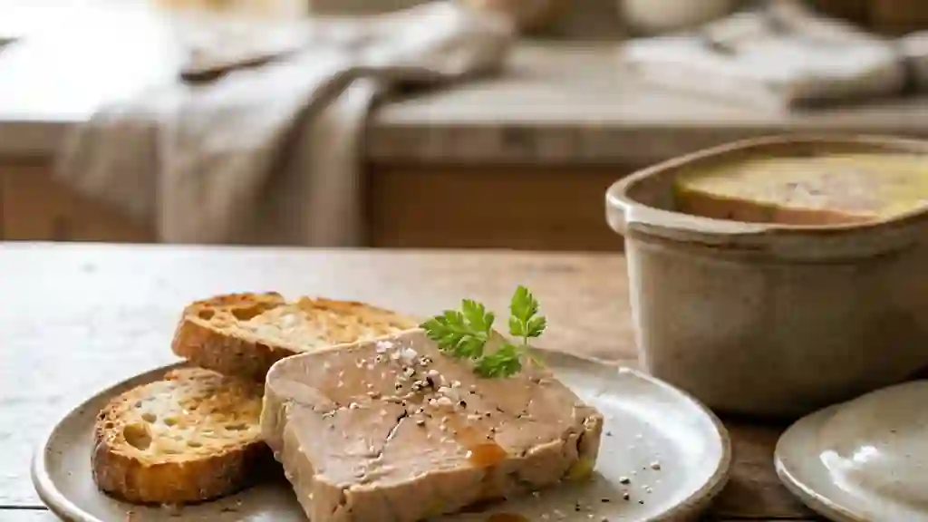 Foie gras d'oie fondant à l'Armagnac - Photo de présentation