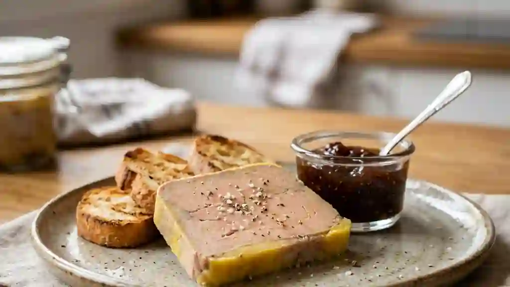 Terrine de foie gras soyeuse à l'Armagnac - Photo de présentation