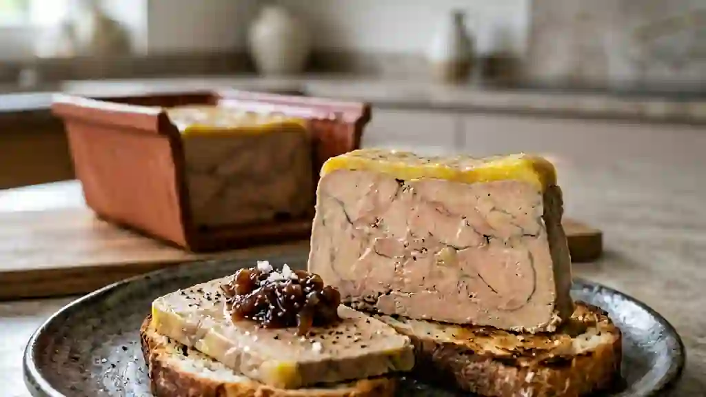 Terrine de foie gras fondante à l'Armagnac - Photo de présentation