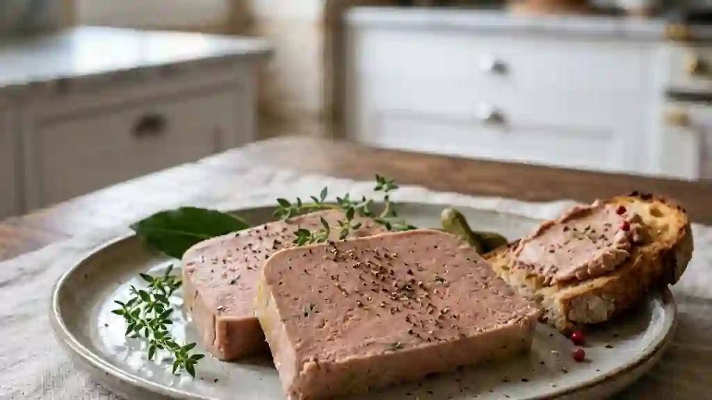 Terrine de foies de volaille veloutée au cognac - Photo de présentation