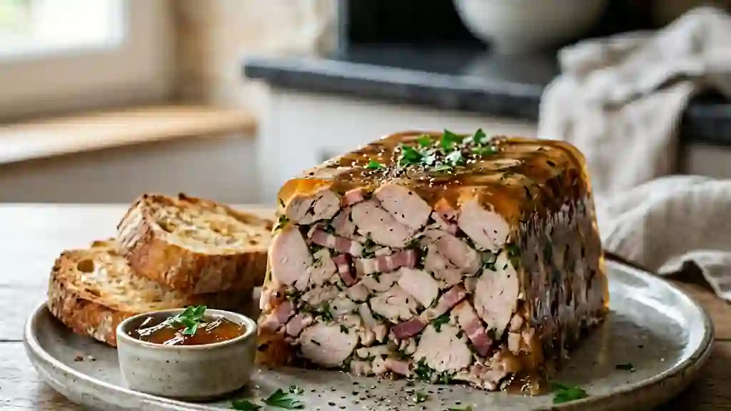 Terrine de lapin fondante au lard fumé - Photo de présentation