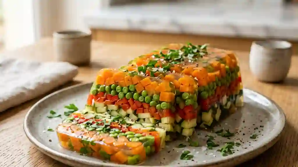 Terrine Maraîchère en Gelée Cristalline - Photo de présentation