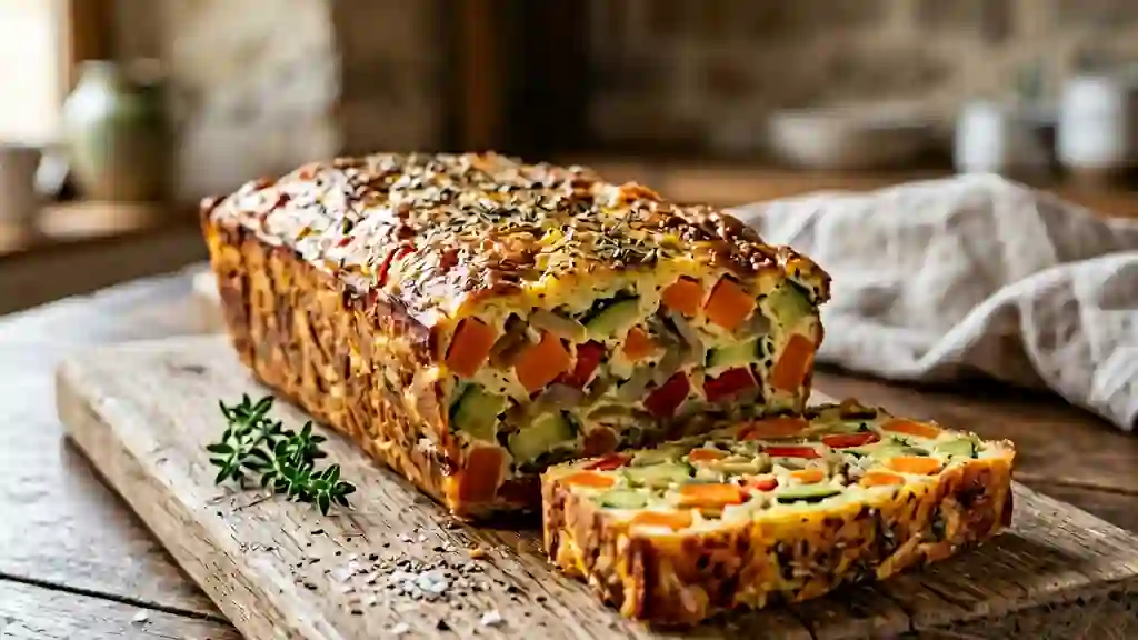 Terrine de légumes fondante au basilic - Photo de présentation