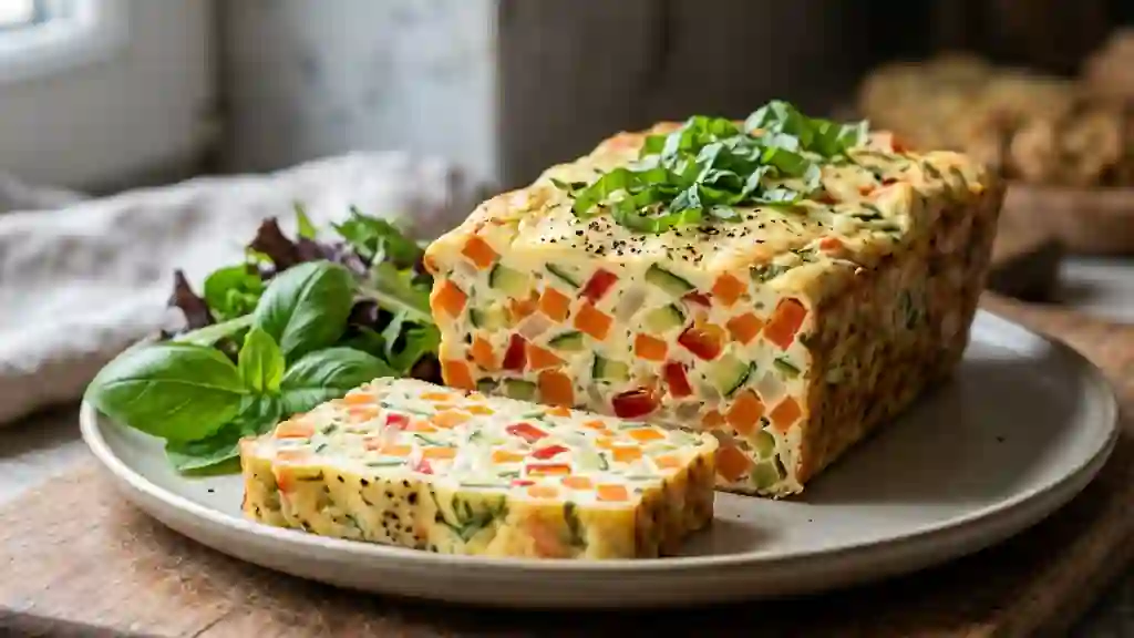 Terrine de légumes fondante au basilic - Photo de présentation