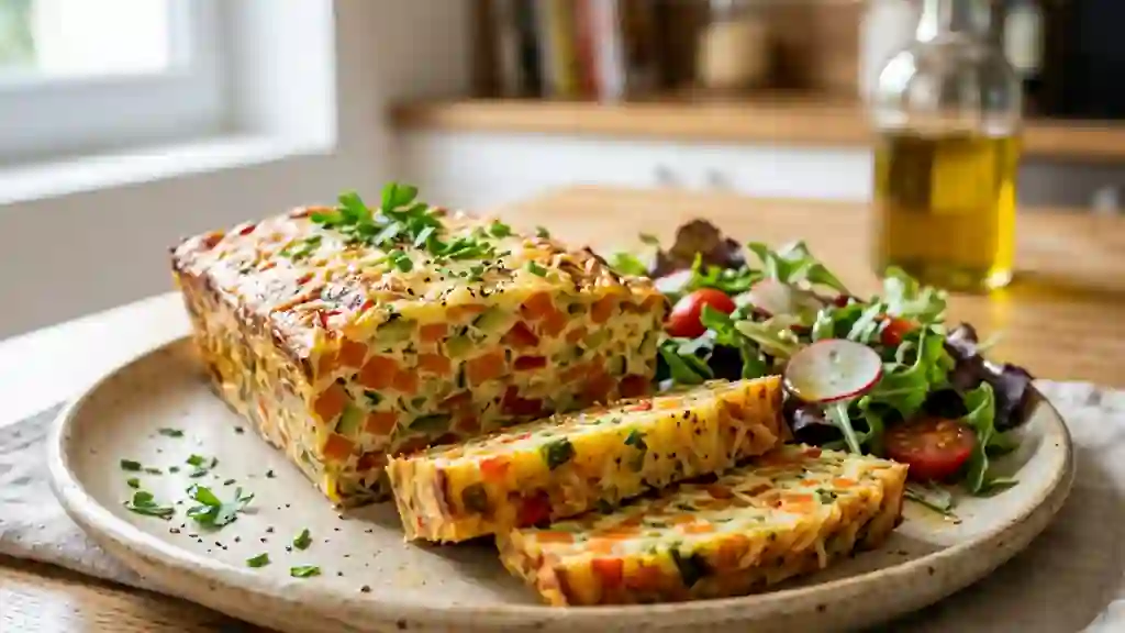 Terrine de légumes fondante et fromage gratiné - Photo de présentation