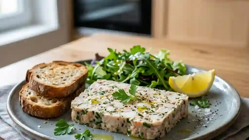 Terrine de lieu fondante et citronnée - Photo de présentation