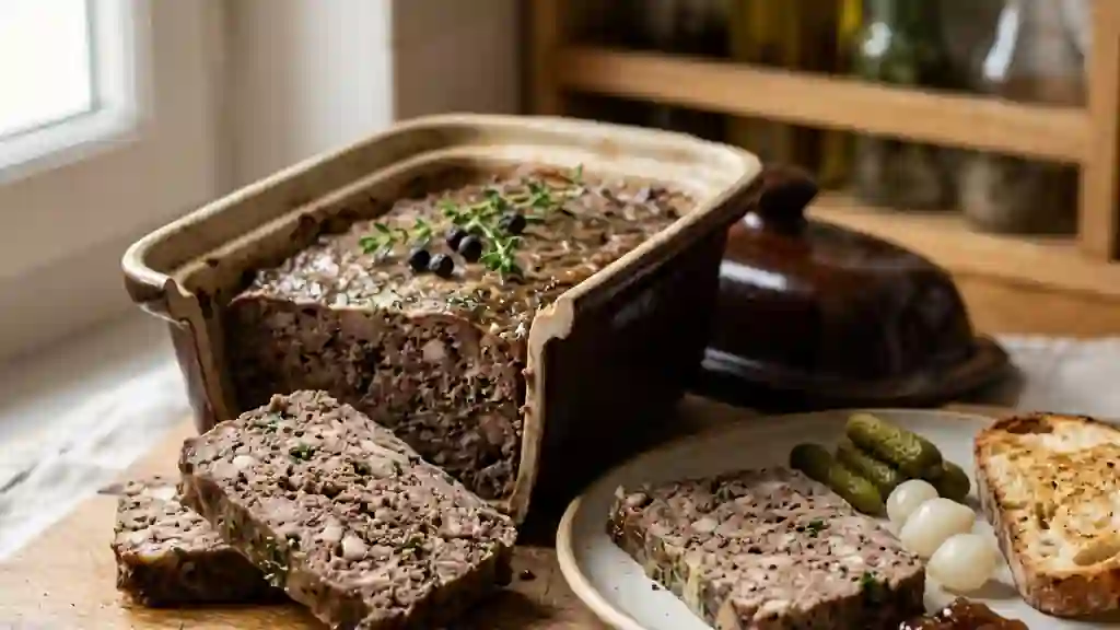 Terrine de lièvre rustique au cognac - Photo de présentation