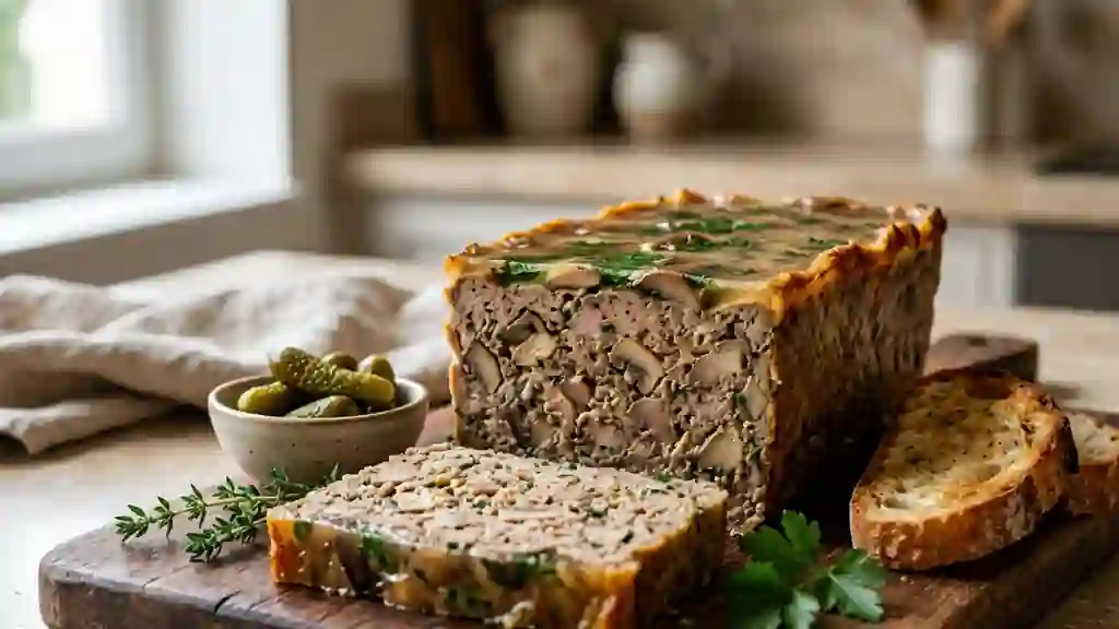 Terrine Forestière Fondante aux Champignons - Photo de présentation