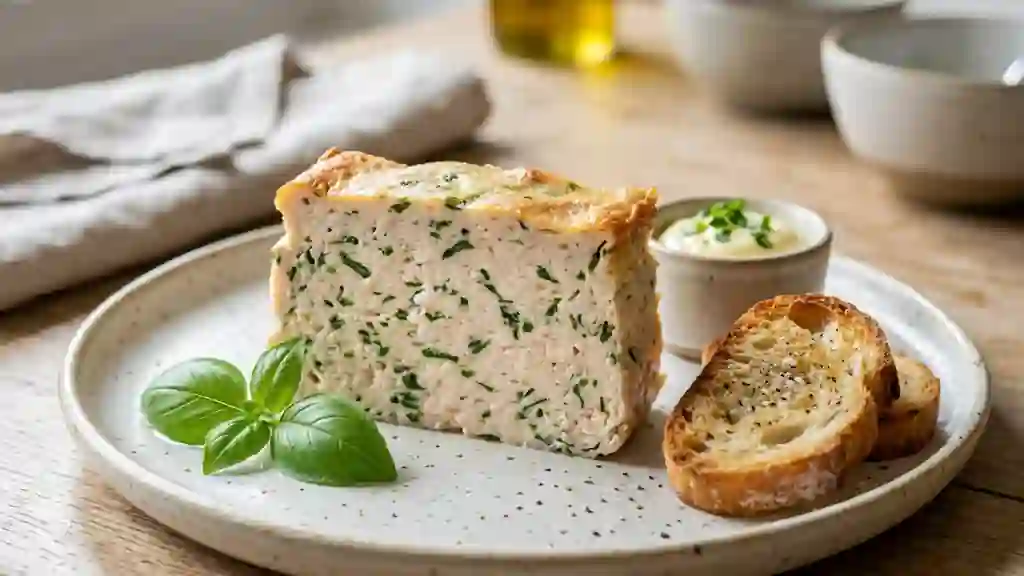 Terrine de poisson fondante au basilic - Photo de présentation