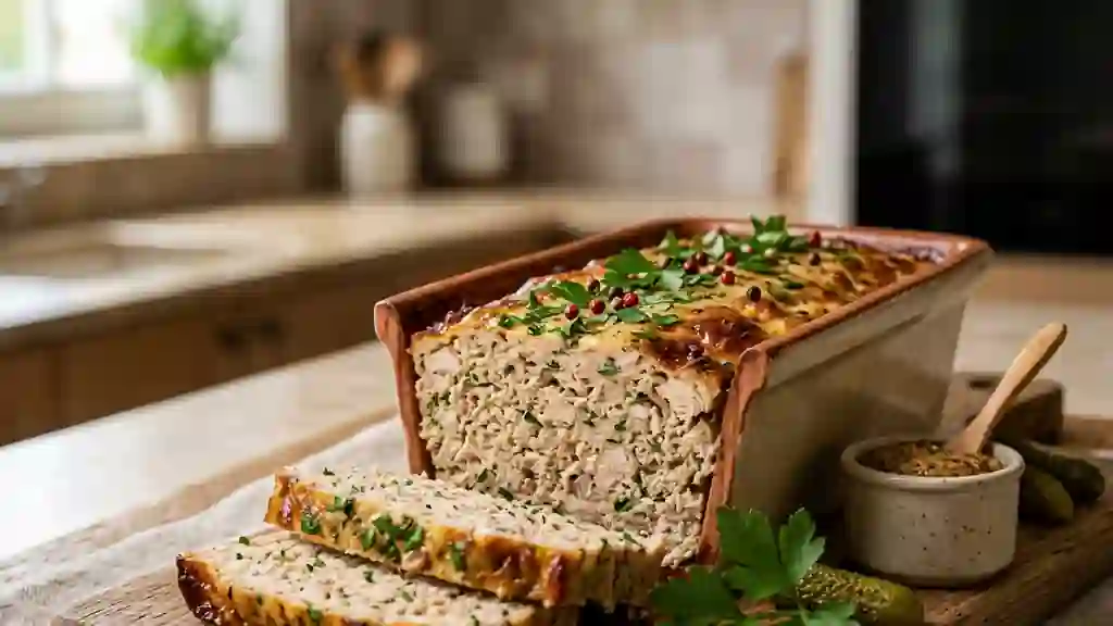 Terrine de poulet fondante au persil - Photo de présentation